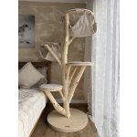 Kočičístromy SIMA (broušené dřevo) - PŘENOSNÉ KOČIČÍ ŠKRABADLO