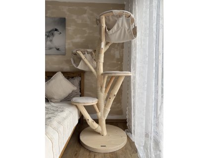 Kočičístromy SIMA (broušené dřevo) - PŘENOSNÉ KOČIČÍ ŠKRABADLO