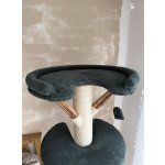 Kočičístromy MiniBUBI - zelený manšester - PŘENOSNÉ KOČIČÍ ŠKRABADLO