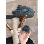 Kočičístromy MiniBUBI - zelený manšester - PŘENOSNÉ KOČIČÍ ŠKRABADLO