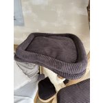 Kočičístromy BERTÍK II  - hnědý manšester - PŘENOSNÉ KOČIČÍ ŠKRABADLO